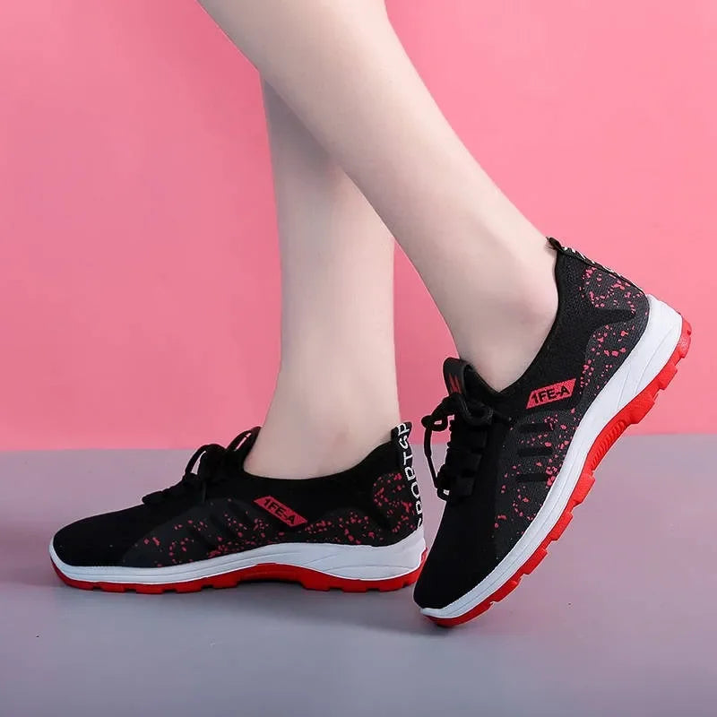 Lencensa - Baskets Plateforme Femme Premium | Chaussures Sport Maille de Qualité Supérieure
