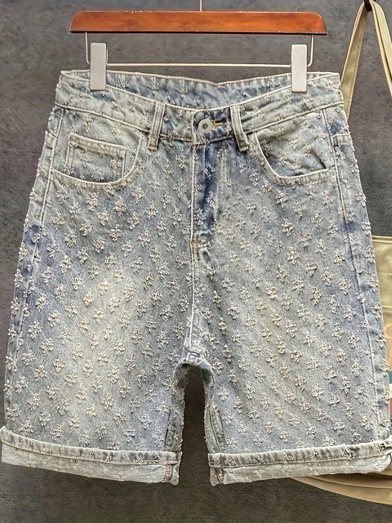 Lencensa - Short Homme vrai Denim Style Streetwear
