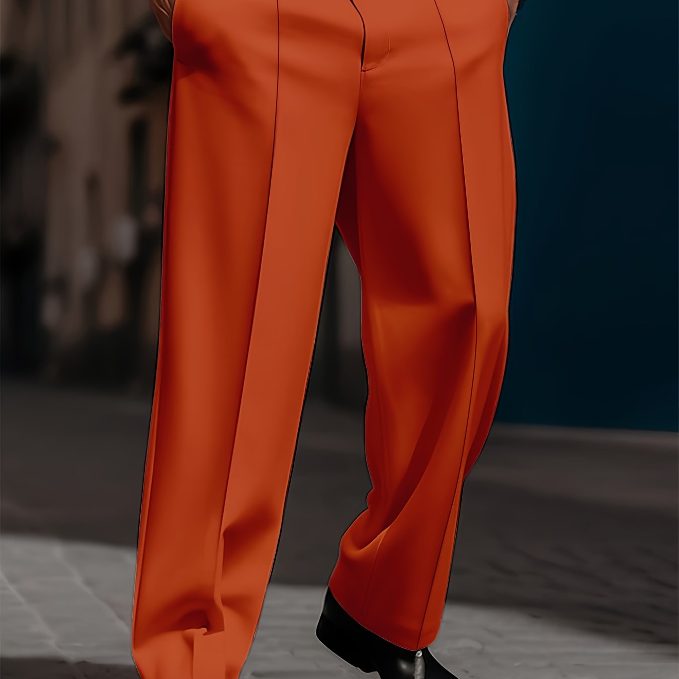 Pantalon Coupe Droite Lencensa - Casual Confortable Homme