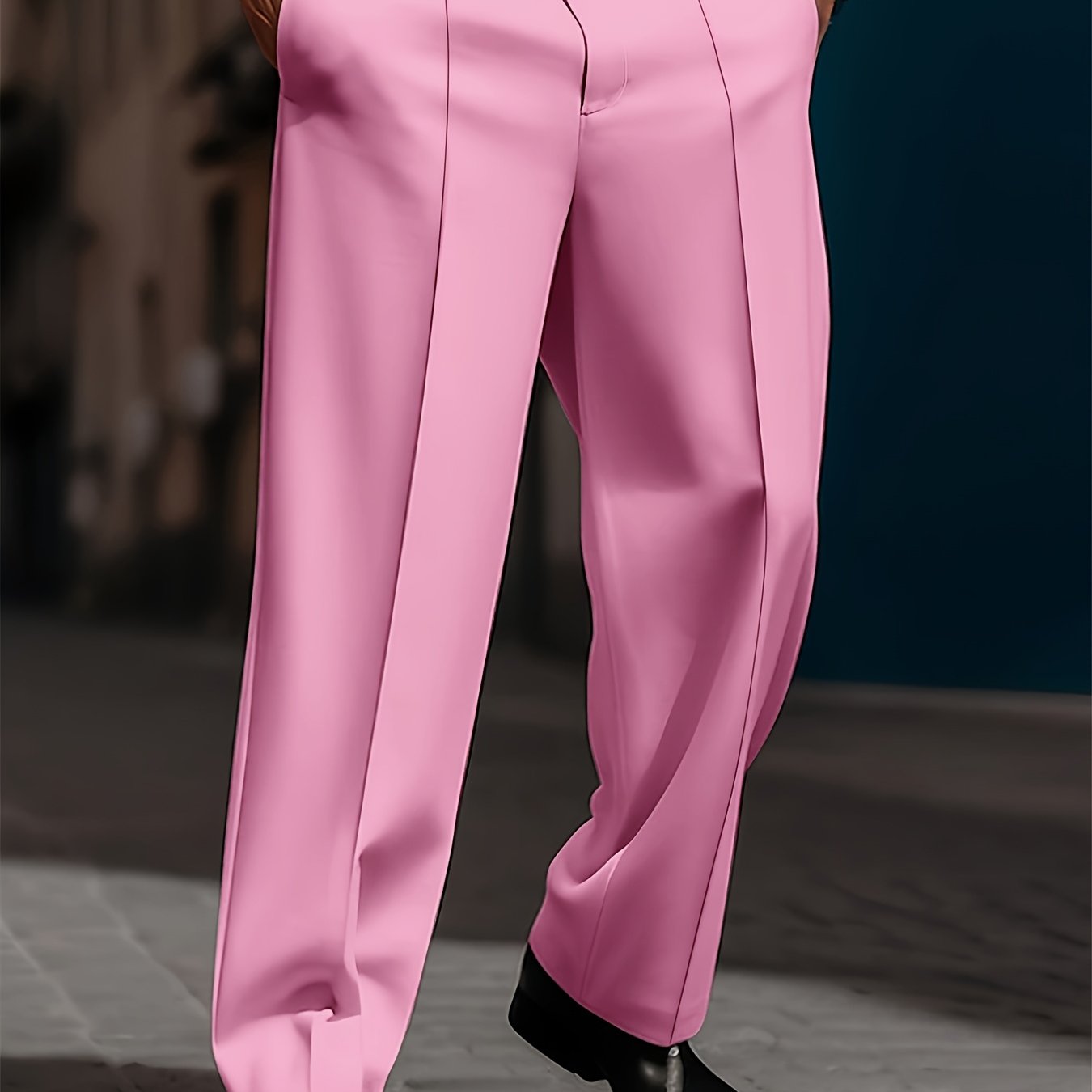 Pantalon Coupe Droite Lencensa - Casual Confortable Homme