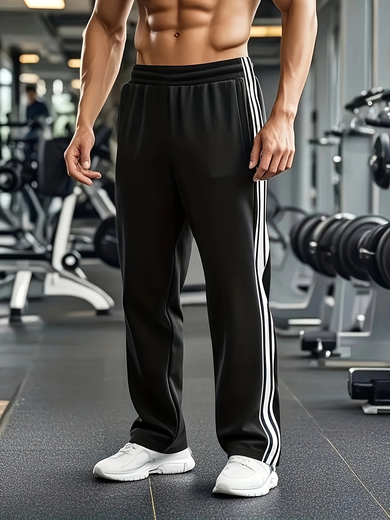 Lencensa - Pantalon Homme Décontracté Cordon Quatre Saisons