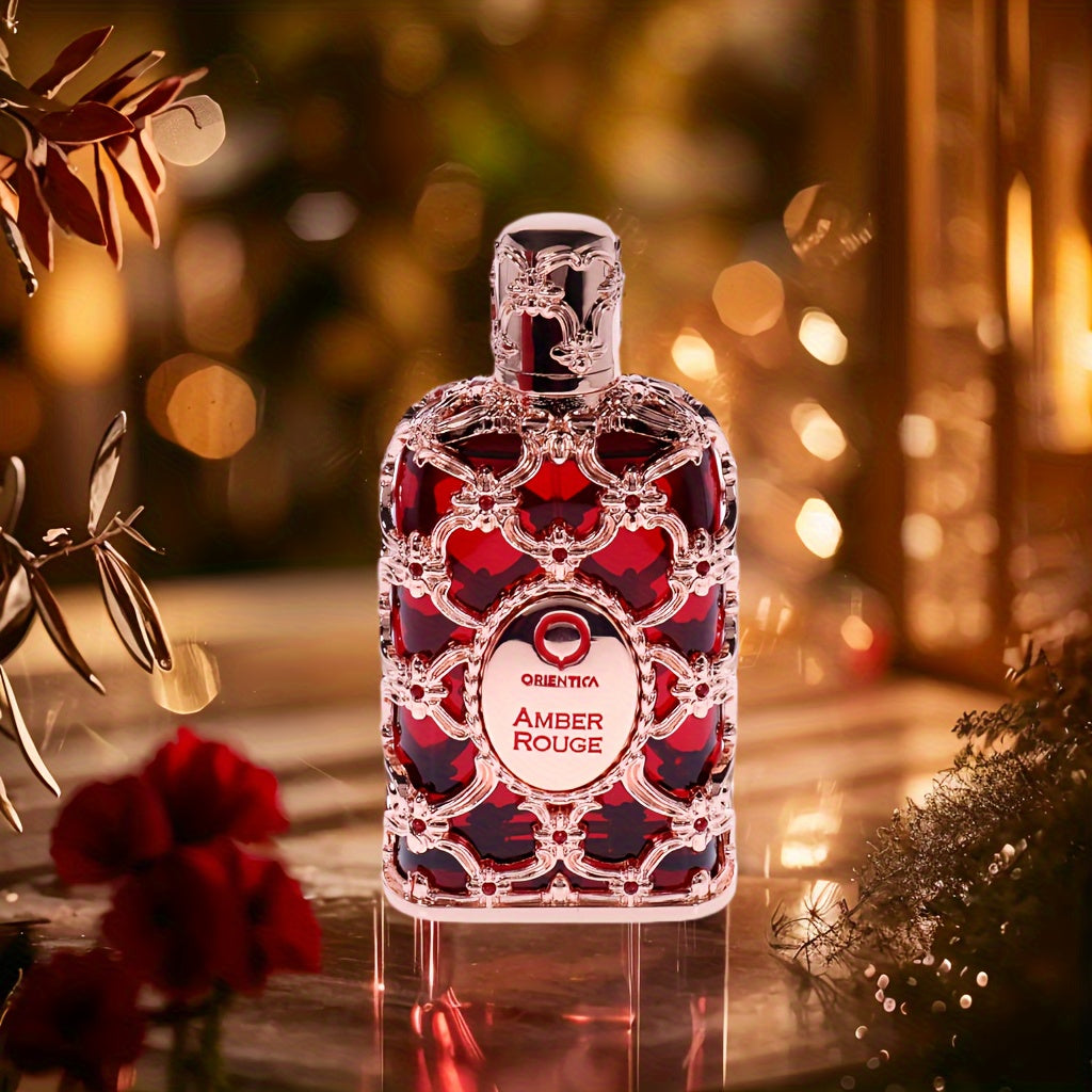 Rouge Amber 80ml - Parfum Oriental Femme Bois & Fleurs