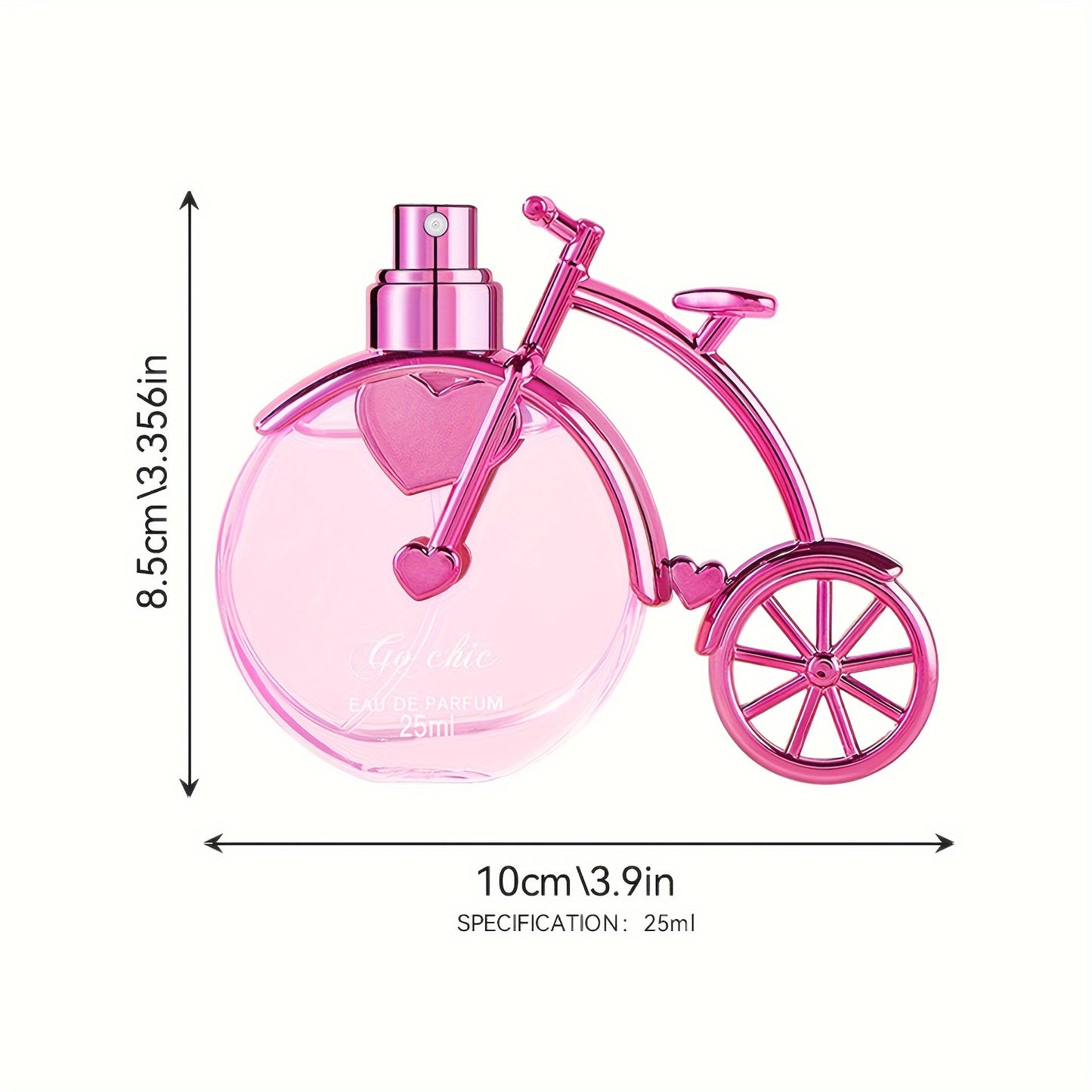 Parfum Rose Intense 25ML Oriental Floral Fragrance Eau De Parfum Spray Durable Et Charmant Pour Femmes Avec Boîte Cadeau