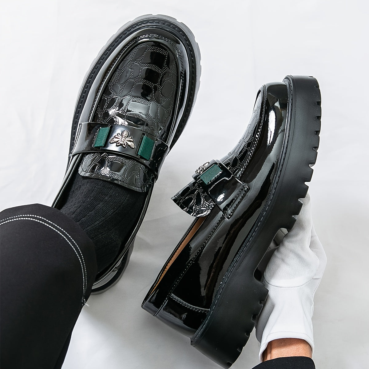 Mocassins Lencensa - Chaussures Formelles Noires Homme Business