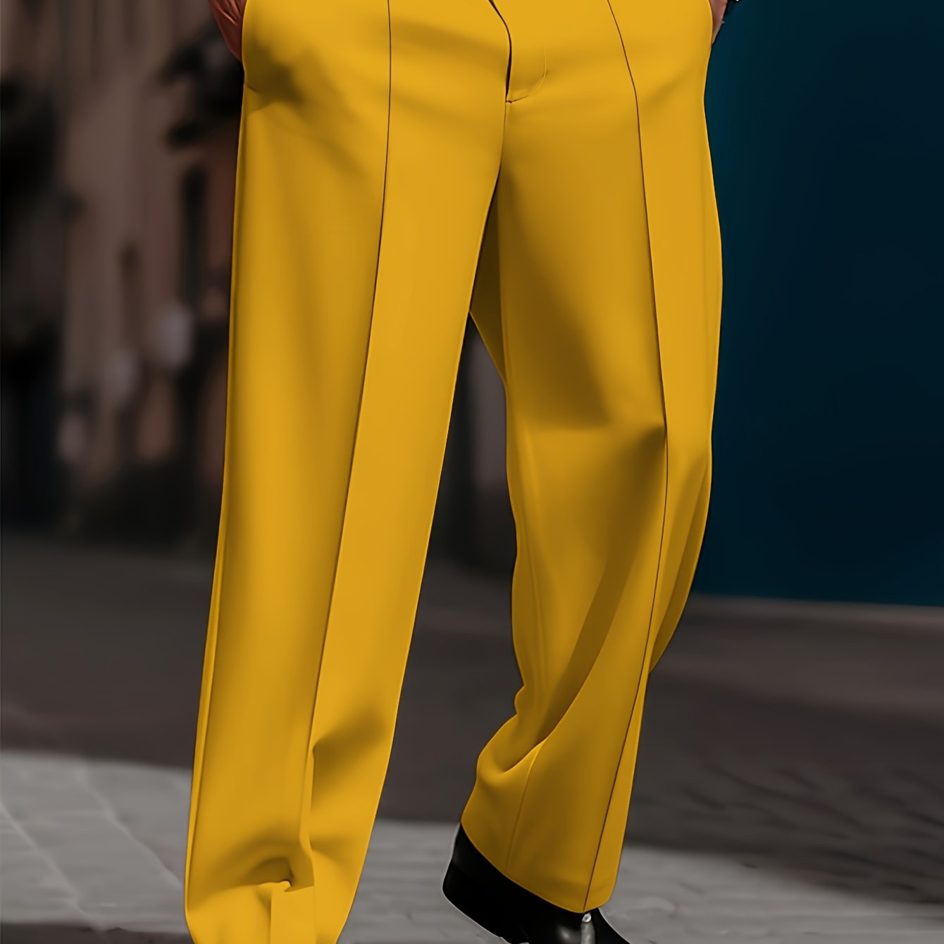 Pantalon Coupe Droite Lencensa - Casual Confortable Homme
