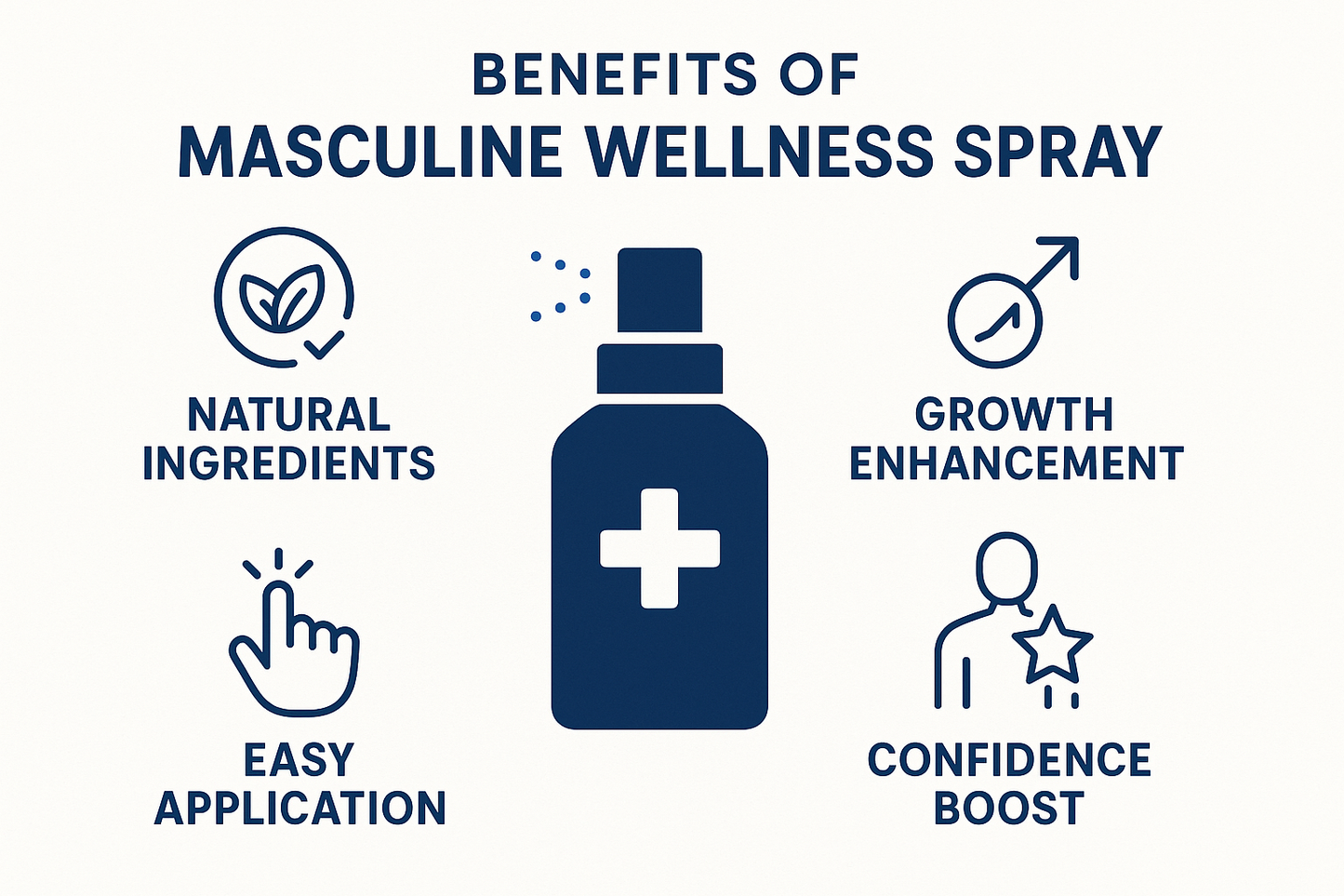 Spray Croissance Masculine - Soin Épaississant et Fortifiant pour Homme - Lencensa