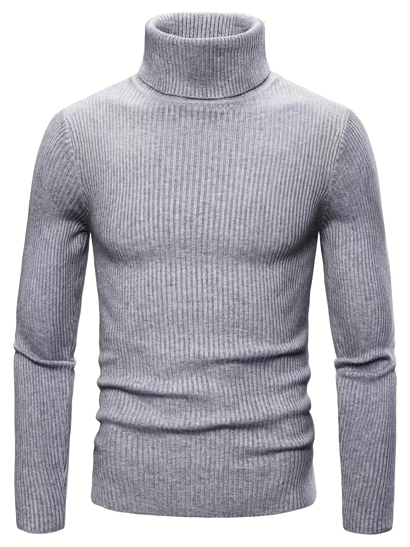 Pull Col Roulé Homme - Maille Slim Fit - Lencensa 
