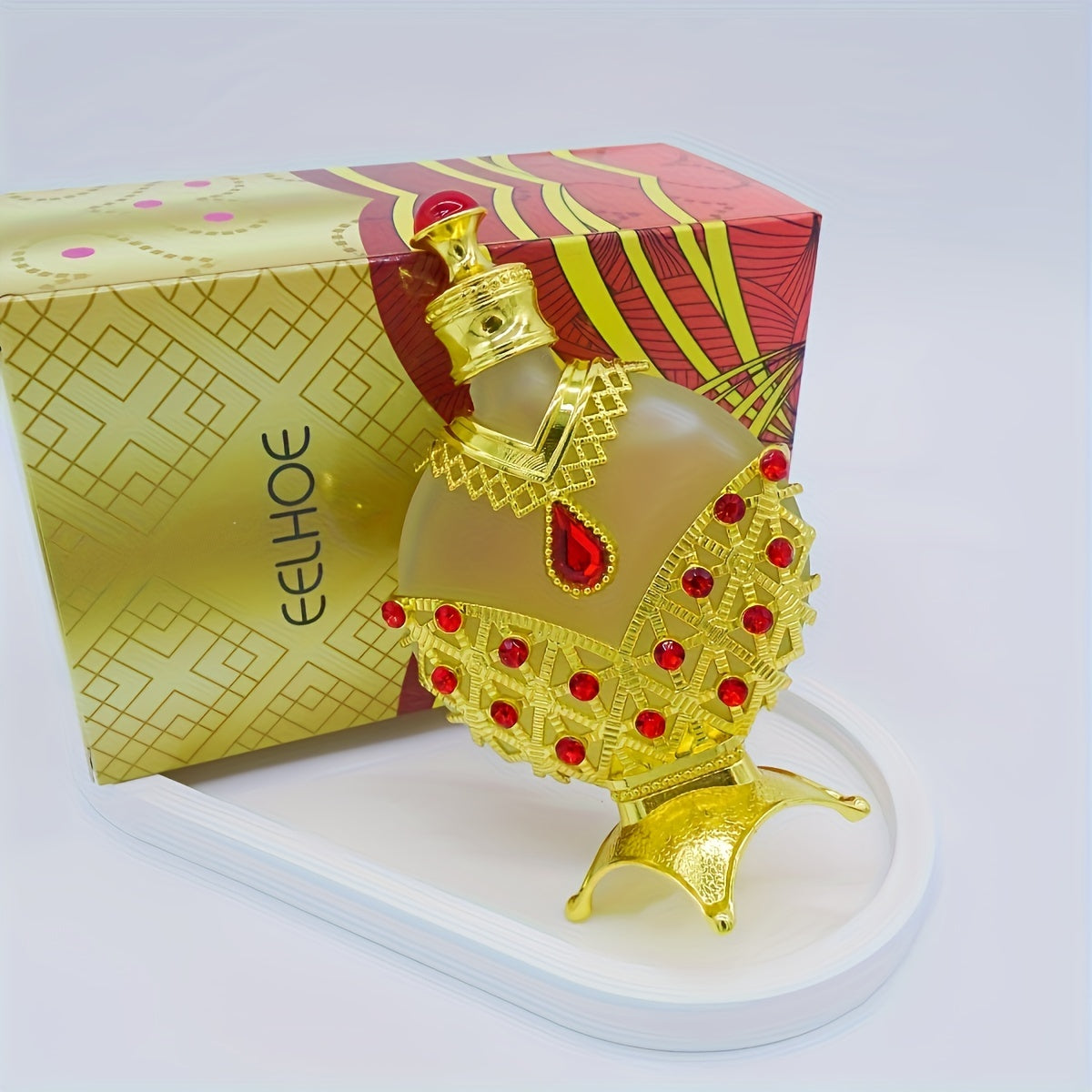 Lencensa Huile Parfum Arabe 12ml - Femme Dorée Longue Durée