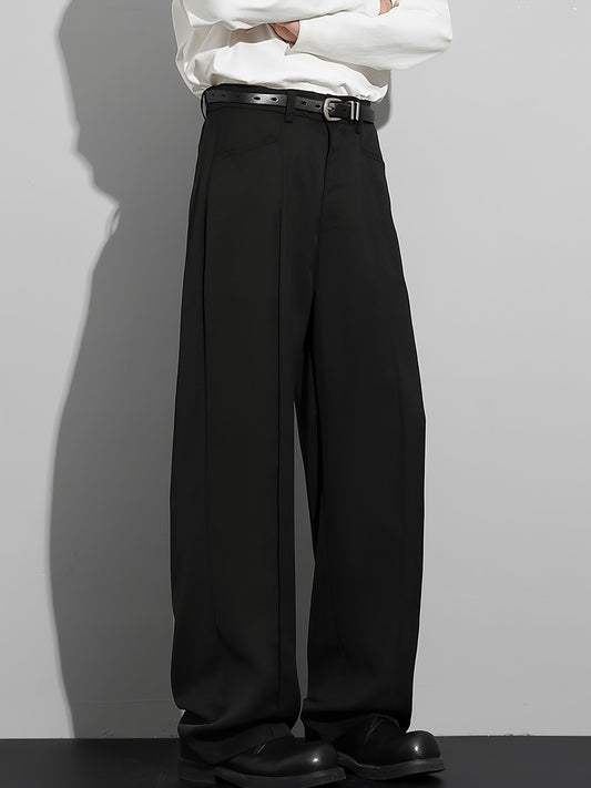 Lencensa - Pantalon Homme Costume Décontracté Taille Élastique