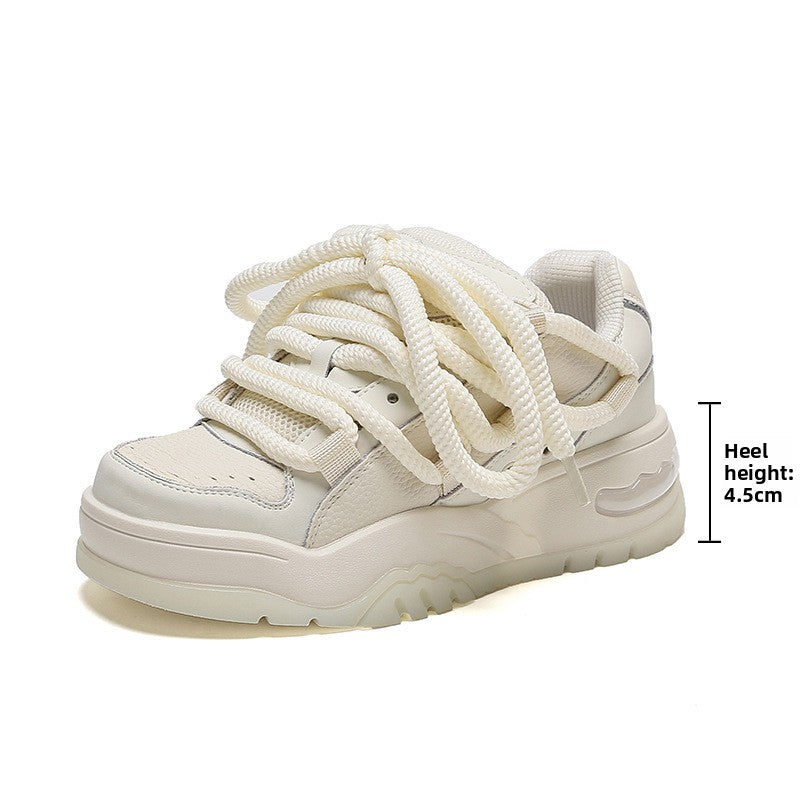 Women's Thick Sole Casual Sneakers - Lencensa 