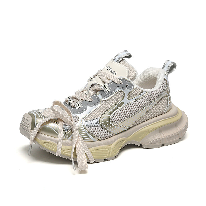 Women's Thick Sole Casual Sneakers - Lencensa 