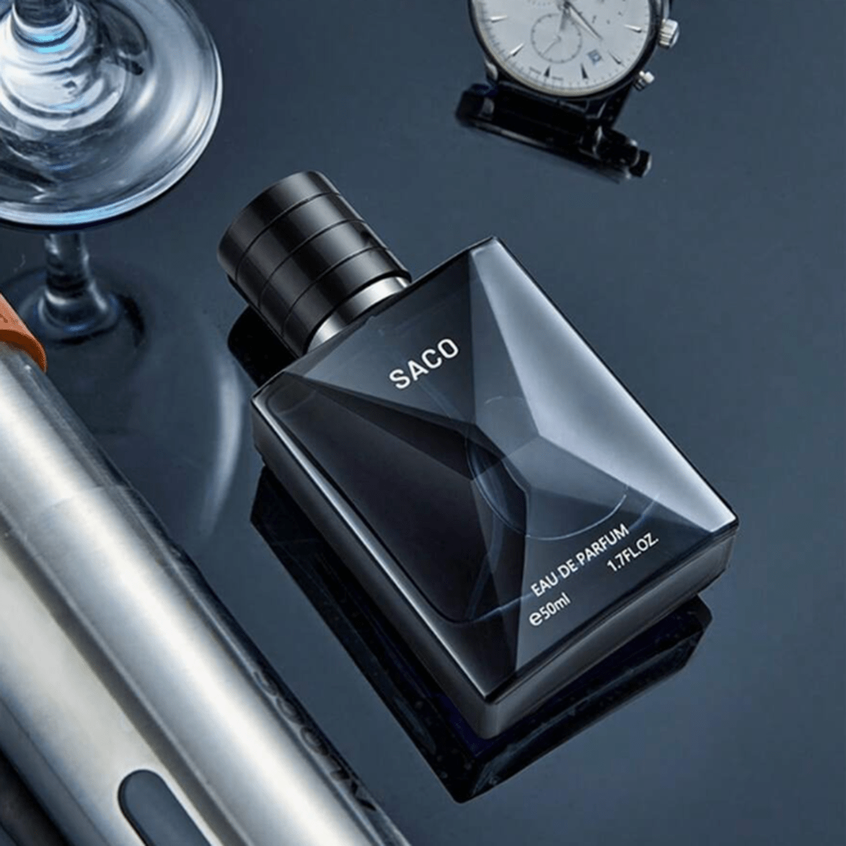 Parfum d'Homme De Luxe Romantique 1.7 Fl.oz - Parfum d'Eau Longue Durée Aromathérapie Masculine Fraîche Et Florale sans Alcool Et Phthalates Idéal Pour Les Sorties Et l'Usage Daily