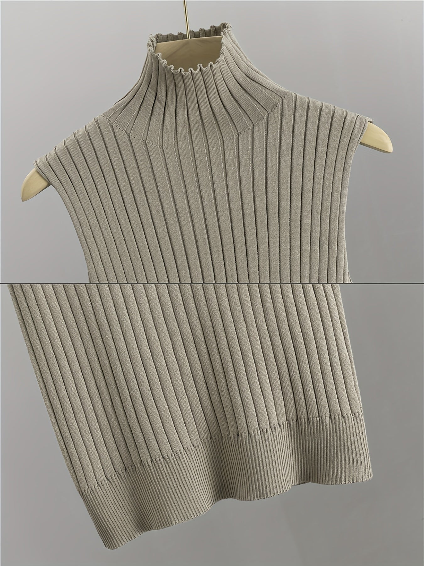 Autumn and Winter Women's Outfit, Solid Color Sweater Three-Piece Set, Cardigan Jacket Ensemble, Casual Elegant Ladies' Suit, Korean Style Top and Bottom Set, Fabric Wide-Leg Pants Set, Fabric Vest Set, Commuter Style Outfit, - Lencensa 