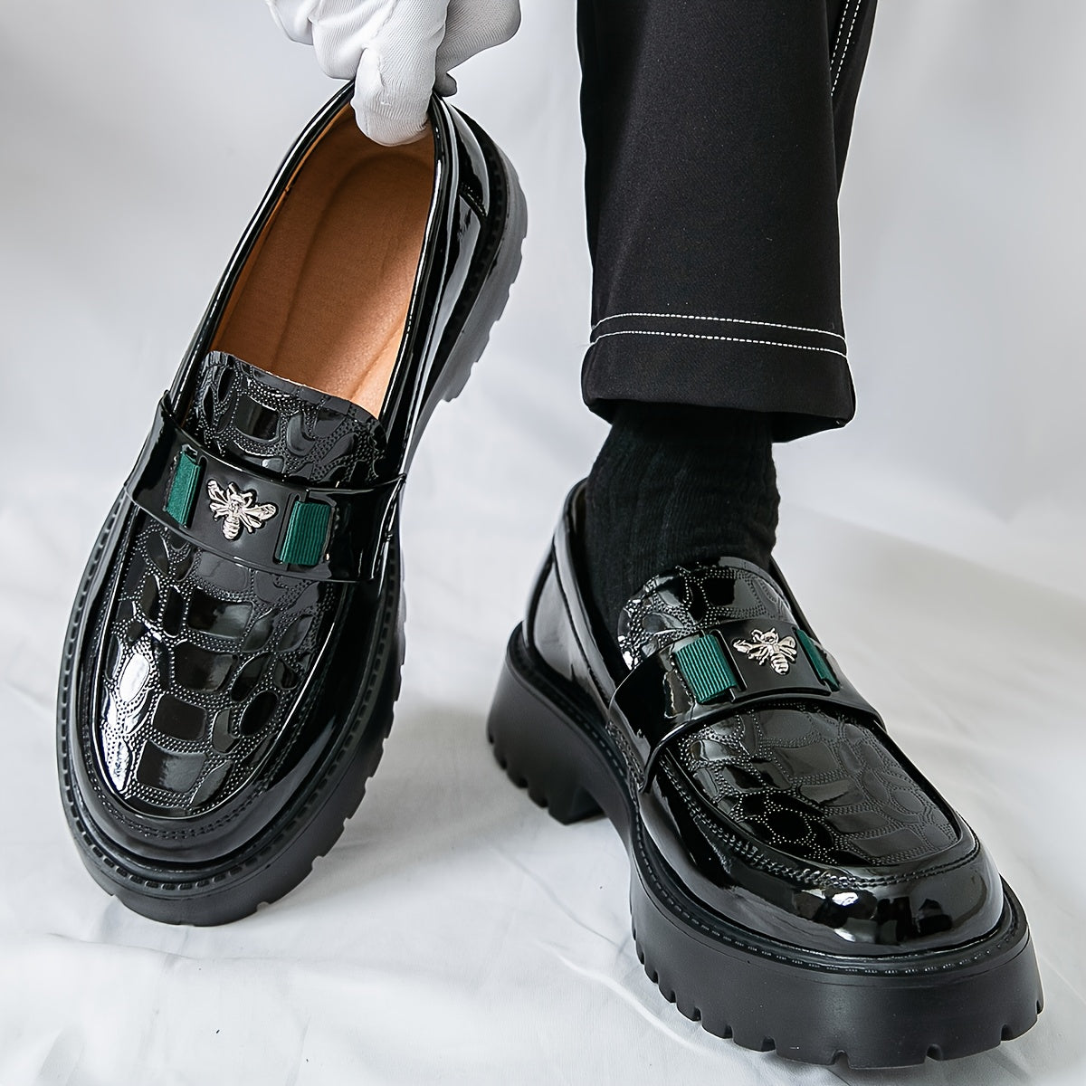 Mocassins Lencensa - Chaussures Formelles Noires Homme Business