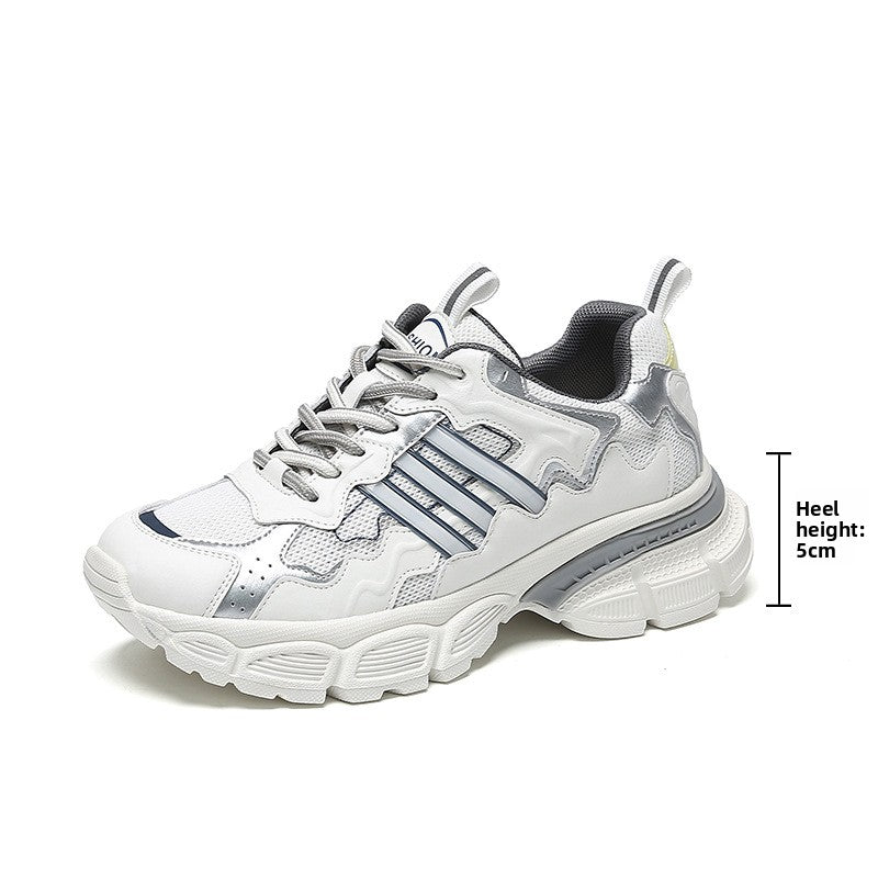 Women's Thick Sole Casual Sneakers - Lencensa 