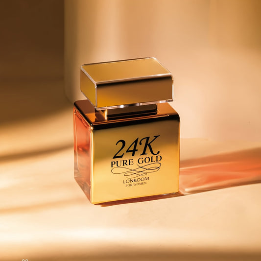 LONKOOM 24K Or Pur 100ml - Eau de Parfum Femme Luxe
