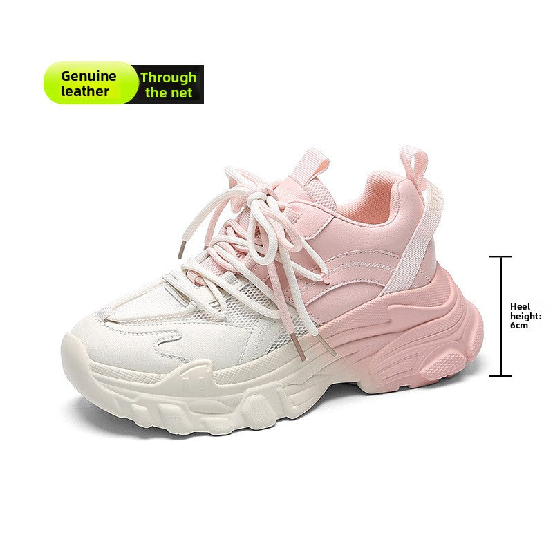 Women's Thick Sole Casual Sneakers - Lencensa 