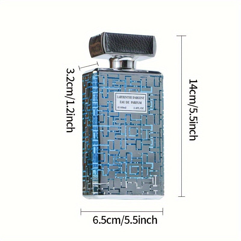 100ml Woody Eau De Parfum for Men - Long-Lasting, Refreshing Fragrance for Dating and Daily Life, Formaldehyde-Free, Fresh Scent, Perfect Gift for Him on Fathers Day - Lencensa 