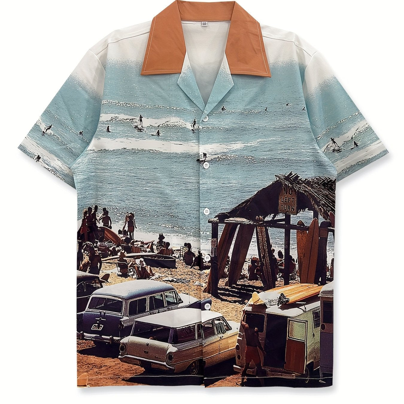 Lencensa - Chemise Homme Tropicale Style Hawaïen