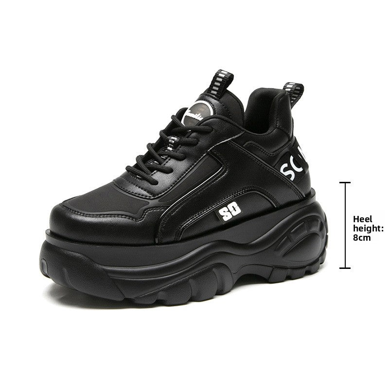 Women's Thick Sole Casual Sneakers - Lencensa 