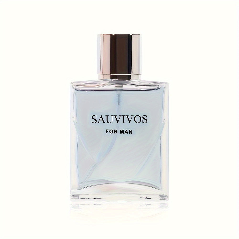 60ml Seductive Eau De Parfum for Men - Refreshing Long-Lasting Lemon, Prickly Ash, Cedar Wood Fragrance with Invigorating Top Notes, Perfect for Dating, Daily Life, and a Memorable Christmas Gift - Lencensa 
