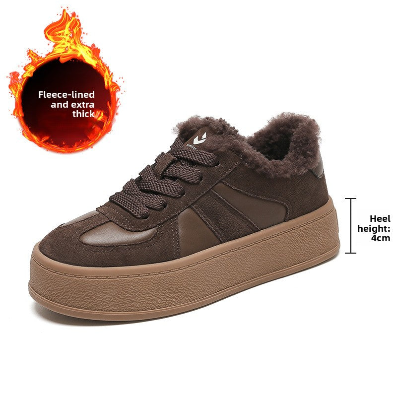 Women's Thick Sole Casual Sneakers - Lencensa 