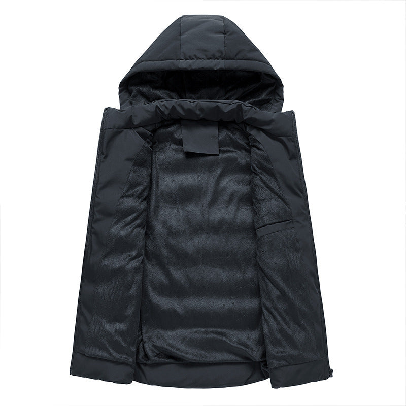 Men's Winter Padded Vest Slim Fit Hooded Jacket - Lencensa 