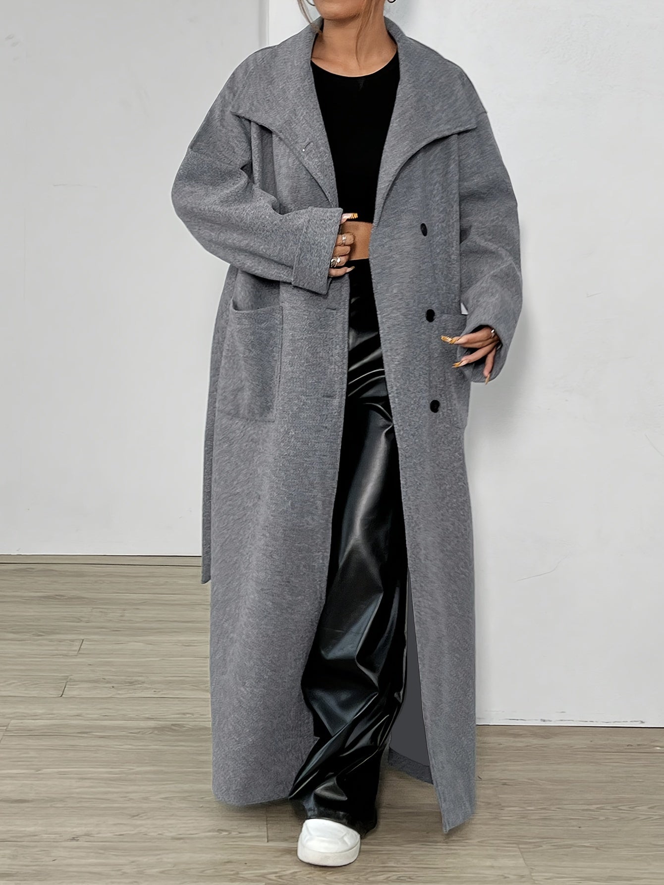 Women's Solid Color Casual Long Sleeve Regular Coat - Lencensa 