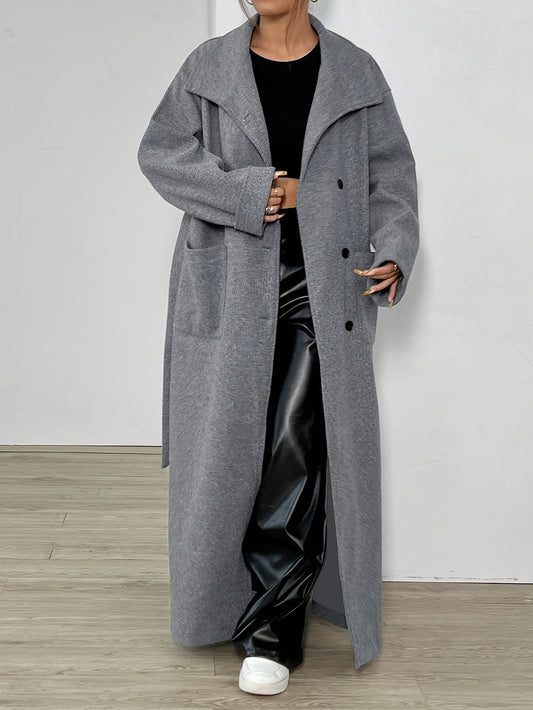 Women's Solid Color Casual Long Sleeve Regular Coat - Lencensa 