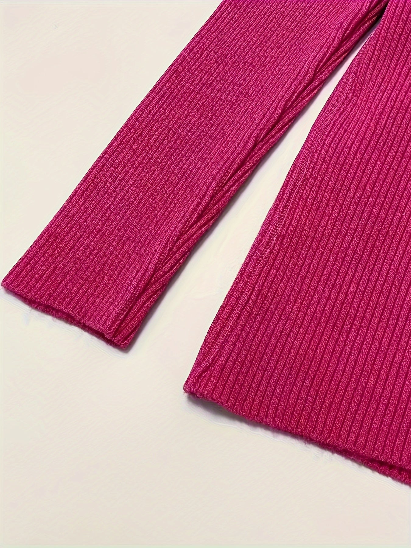 Turtleneck 3 Packs Knitted Pullover Sweater, Casual Solid Color Long Sleeve Sweater For Fall & Winter, Women's Clothing - Lencensa 