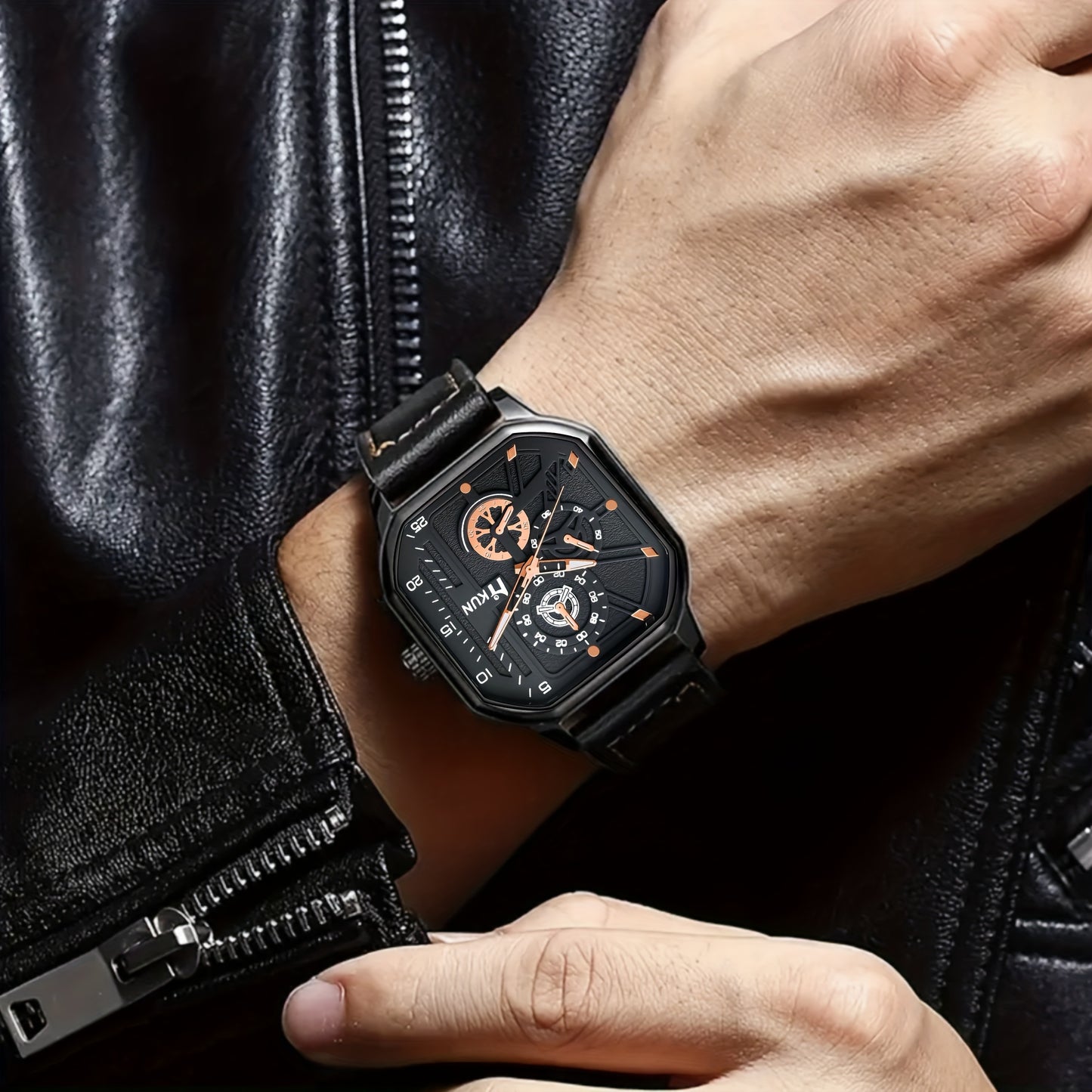 Lencensa Ensemble Cadeau Homme - Montre + Lunettes + Parfum