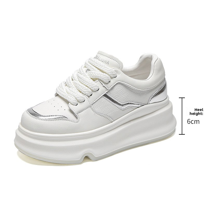 Women's Thick Sole Casual Sneakers - Lencensa 
