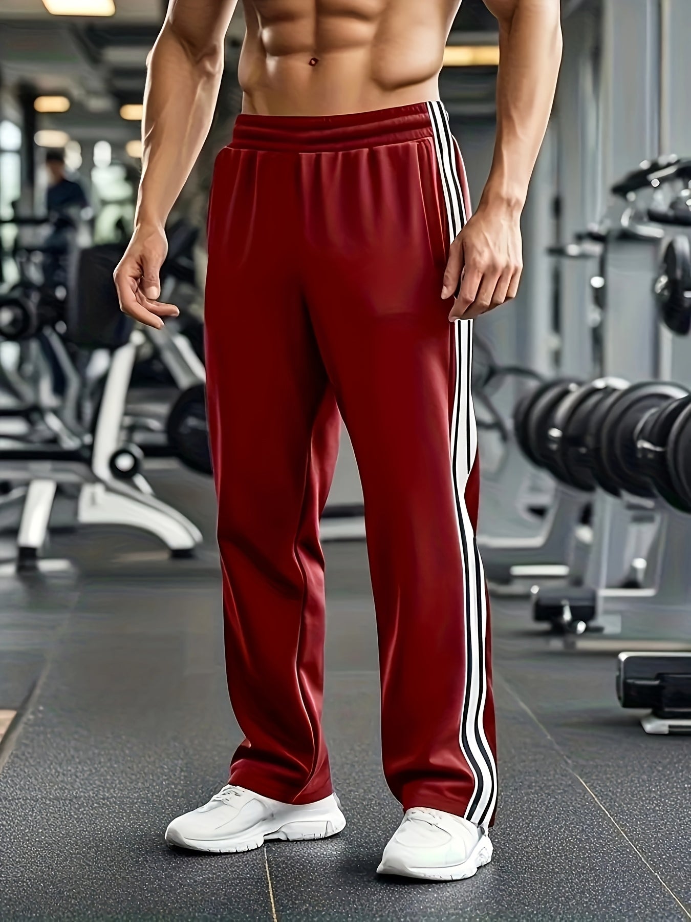 Lencensa - Pantalon Homme Décontracté Cordon Quatre Saisons