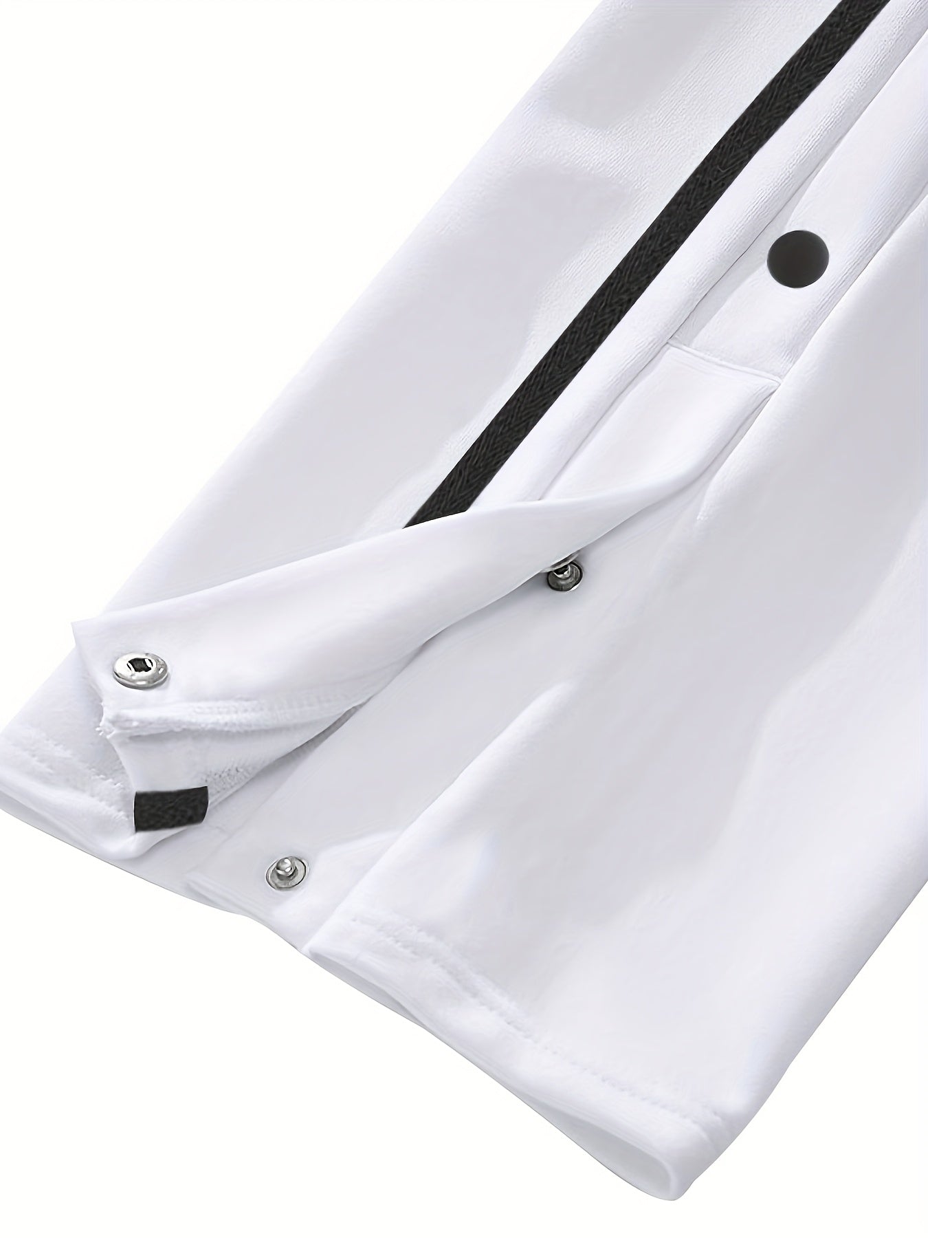 Jogging Bleu Royal Lencensa - Bandes Blanches Détails Boutons Homme