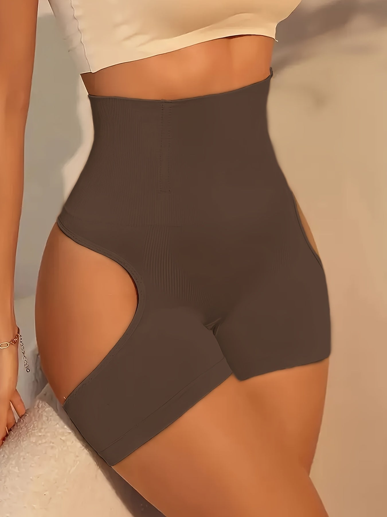 Lencensa - Culotte Gainante Taille Haute Sans Coutures