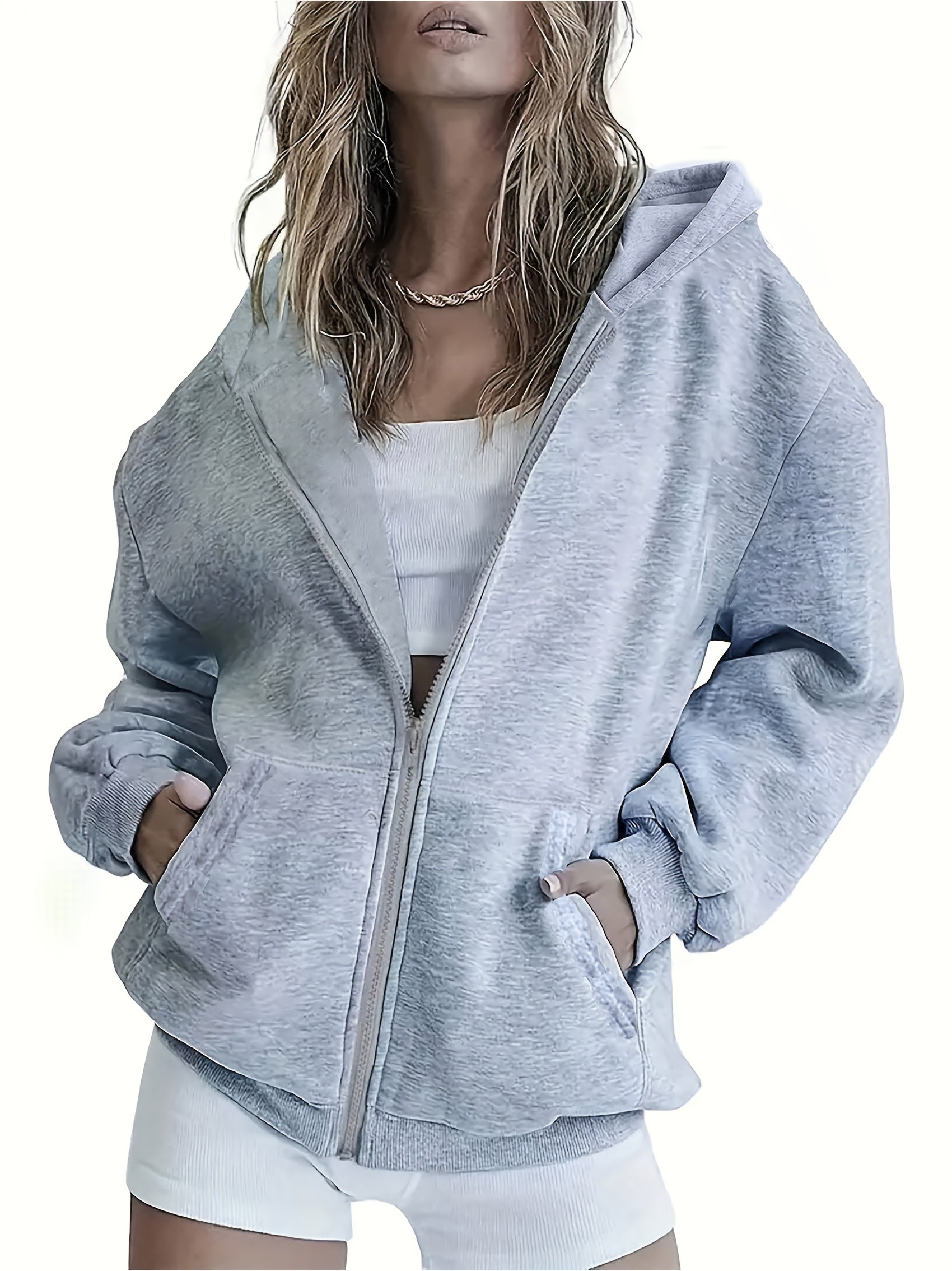 Women'S Pastel Pink Hooded Jacket - Lightweight Zip-Up Coat with Cameroon Graphic, All-Season Casual Outerwear, Machine Washable Polyester Blend Jacket for Everyday & Special Occasions (Birthday, Travel) - Multiple Colors & S - Lencensa 