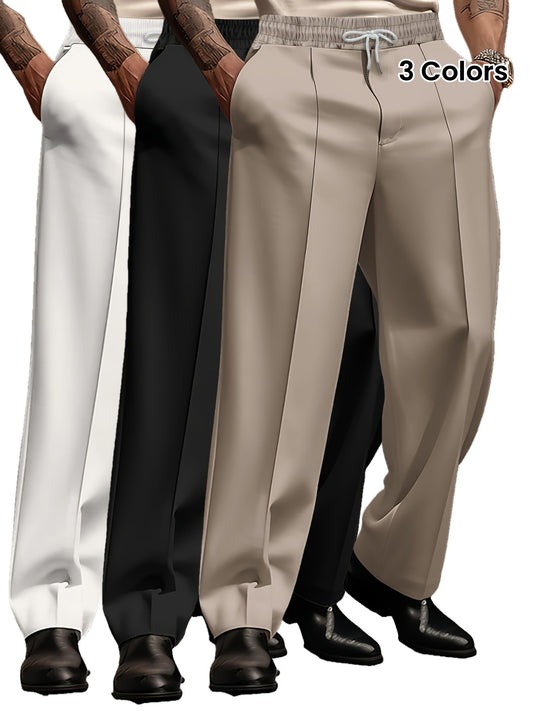 Pantalon Coupe Droite Lencensa - Casual Confortable Homme