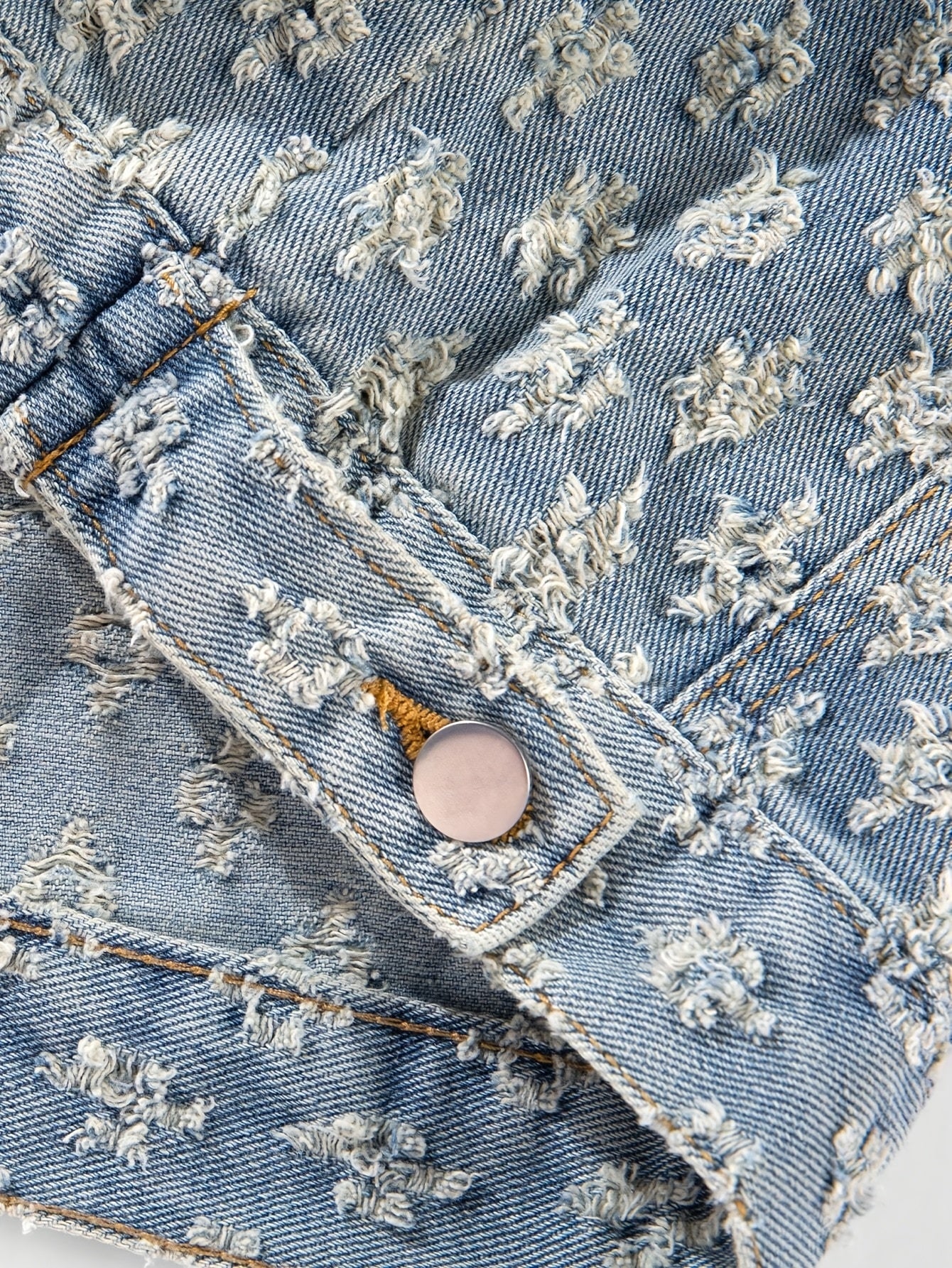 Veste Streetwear Vintage Lencensa - vrai Denim Épaules Tombantes Homme