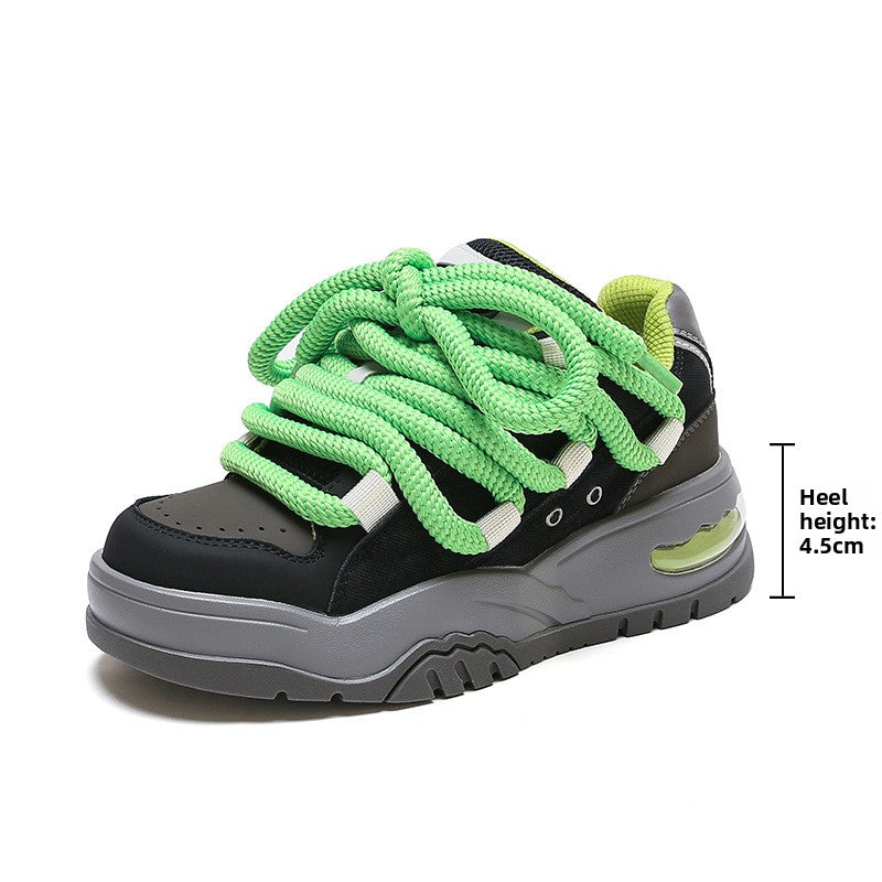 Women's Thick Sole Casual Sneakers - Lencensa 