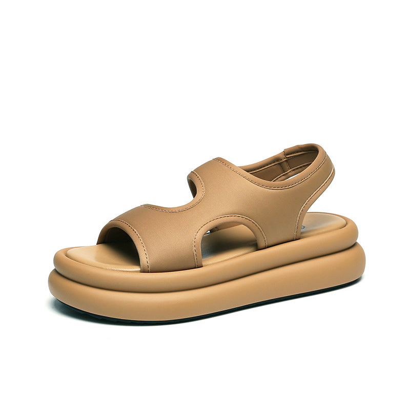 Women's Thick Sole Casual Sneakers - Lencensa 