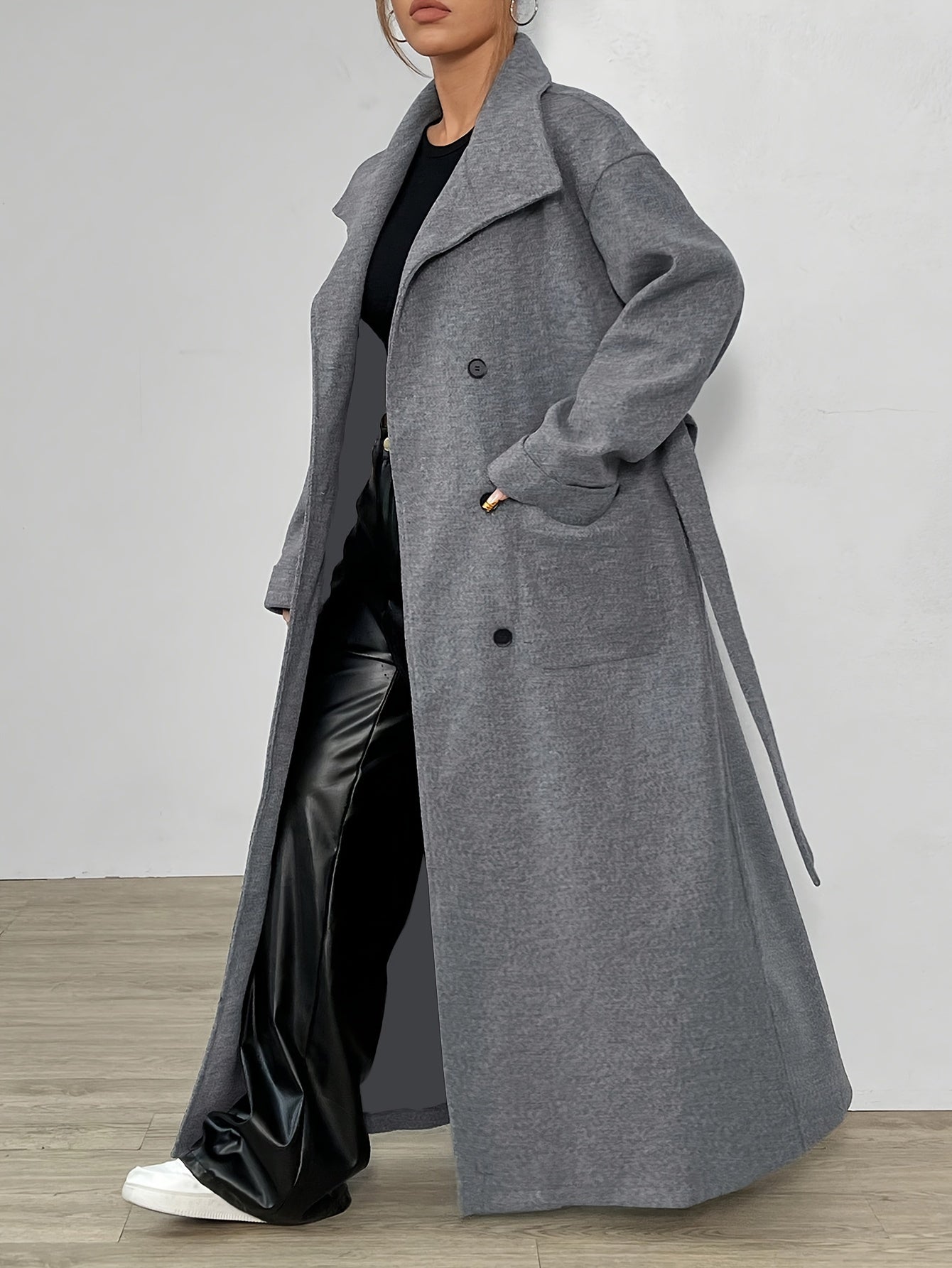 Women's Solid Color Casual Long Sleeve Regular Coat - Lencensa 