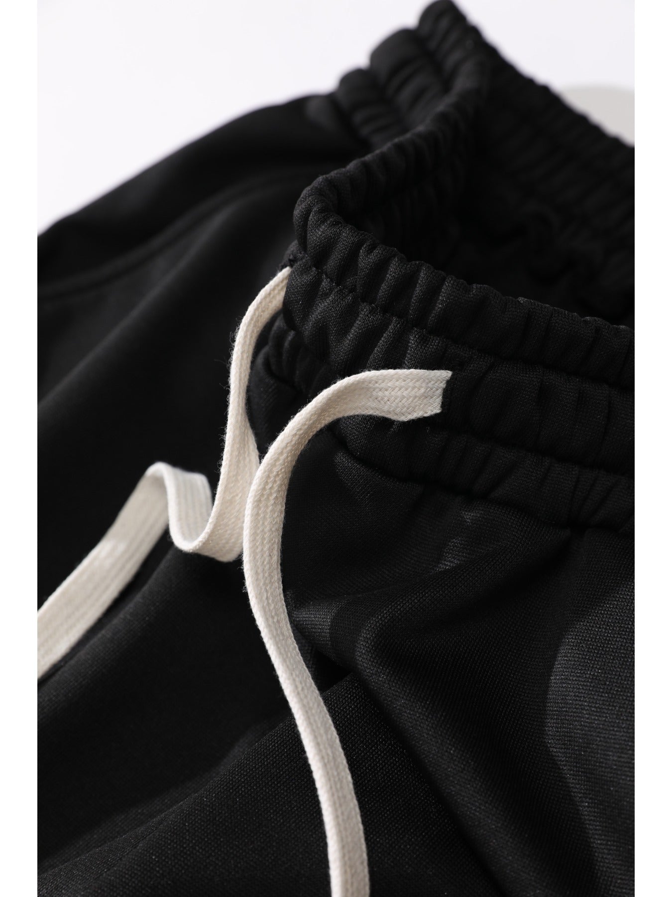 Lencensa - Jogging Homme Coupe Large Tricot Beige