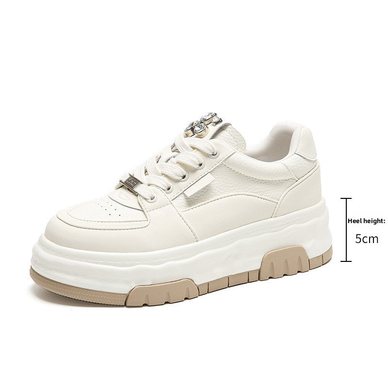 Women's Thick Sole Casual Sneakers - Lencensa 