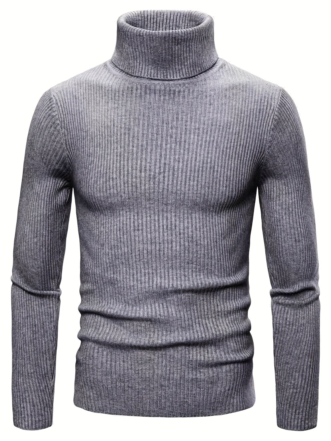 Pull Col Roulé Homme - Maille Slim Fit - Lencensa 