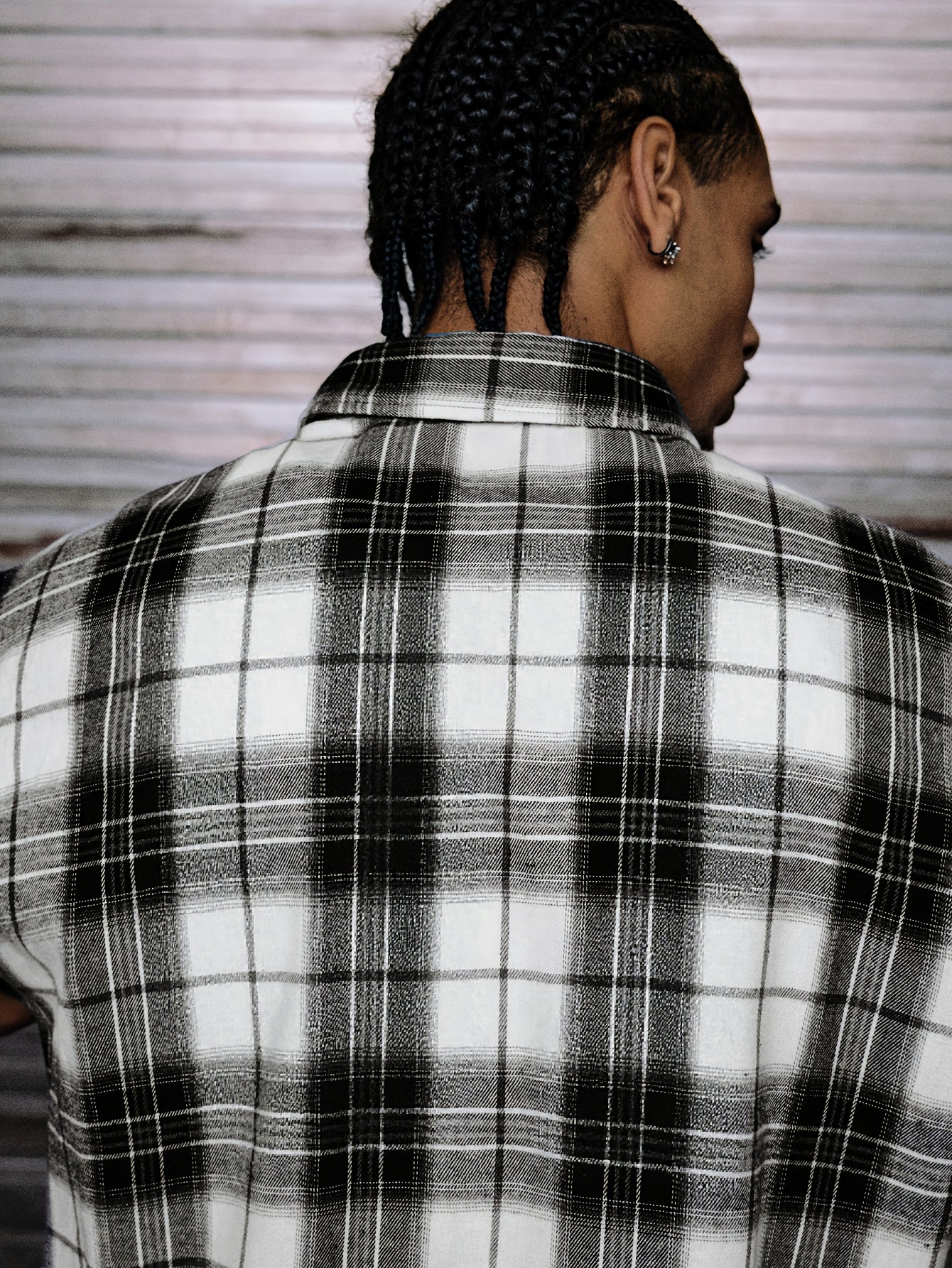 Lencensa - Chemise Homme Manches Courtes Carreaux Rouge et Blanc
