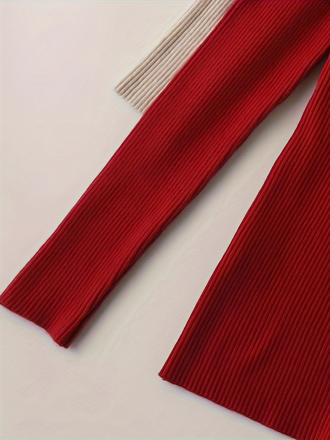 Turtleneck 3 Packs Knitted Pullover Sweater, Casual Solid Color Long Sleeve Sweater For Fall & Winter, Women's Clothing - Lencensa 