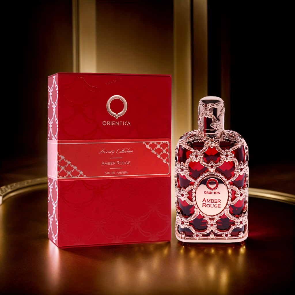 Rouge Amber 80ml - Parfum Oriental Femme Bois & Fleurs