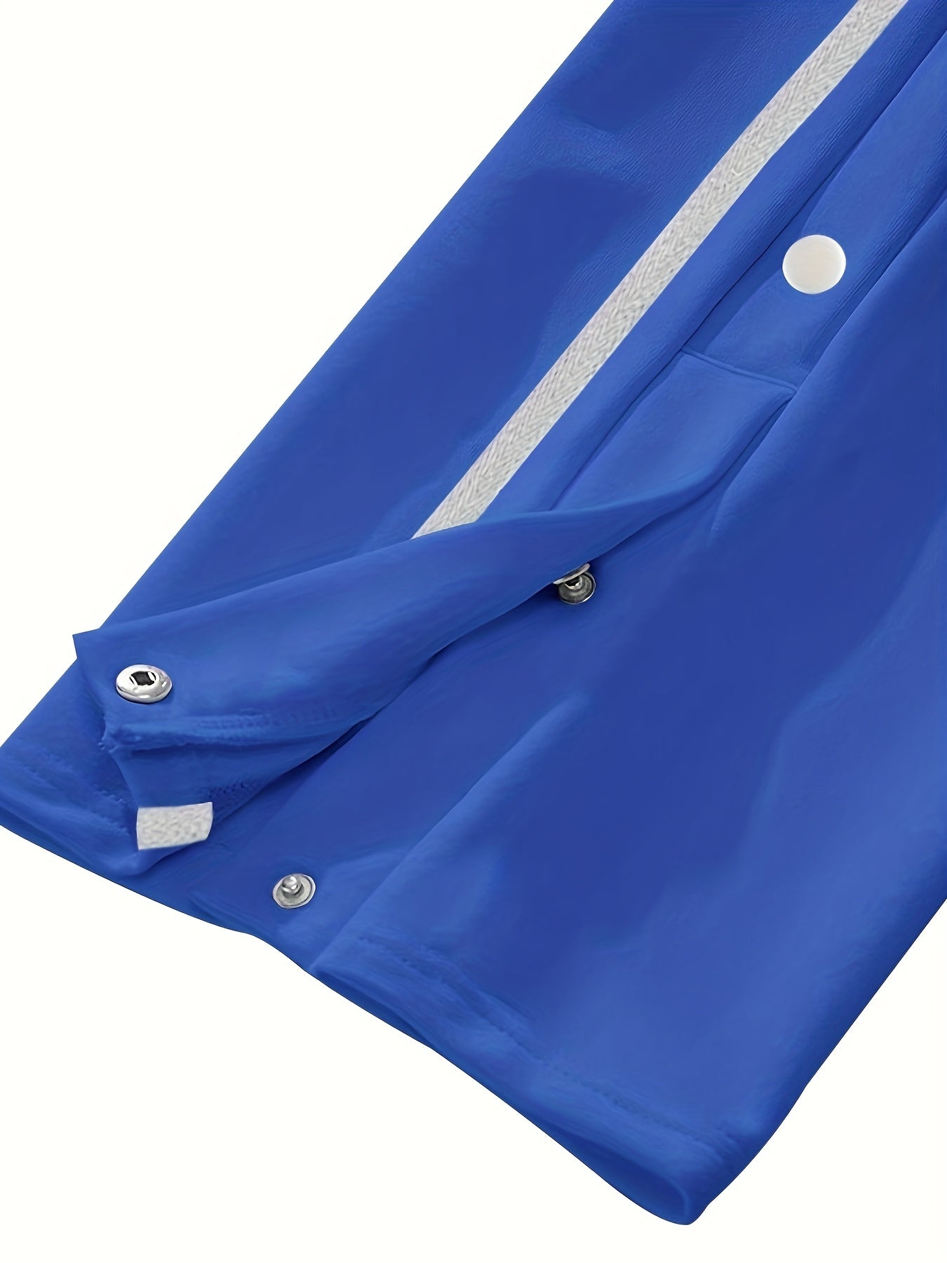 Jogging Bleu Royal Lencensa - Bandes Blanches Détails Boutons Homme