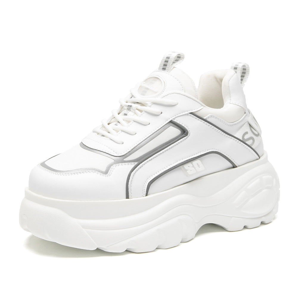 Women's Thick Sole Casual Sneakers - Lencensa 