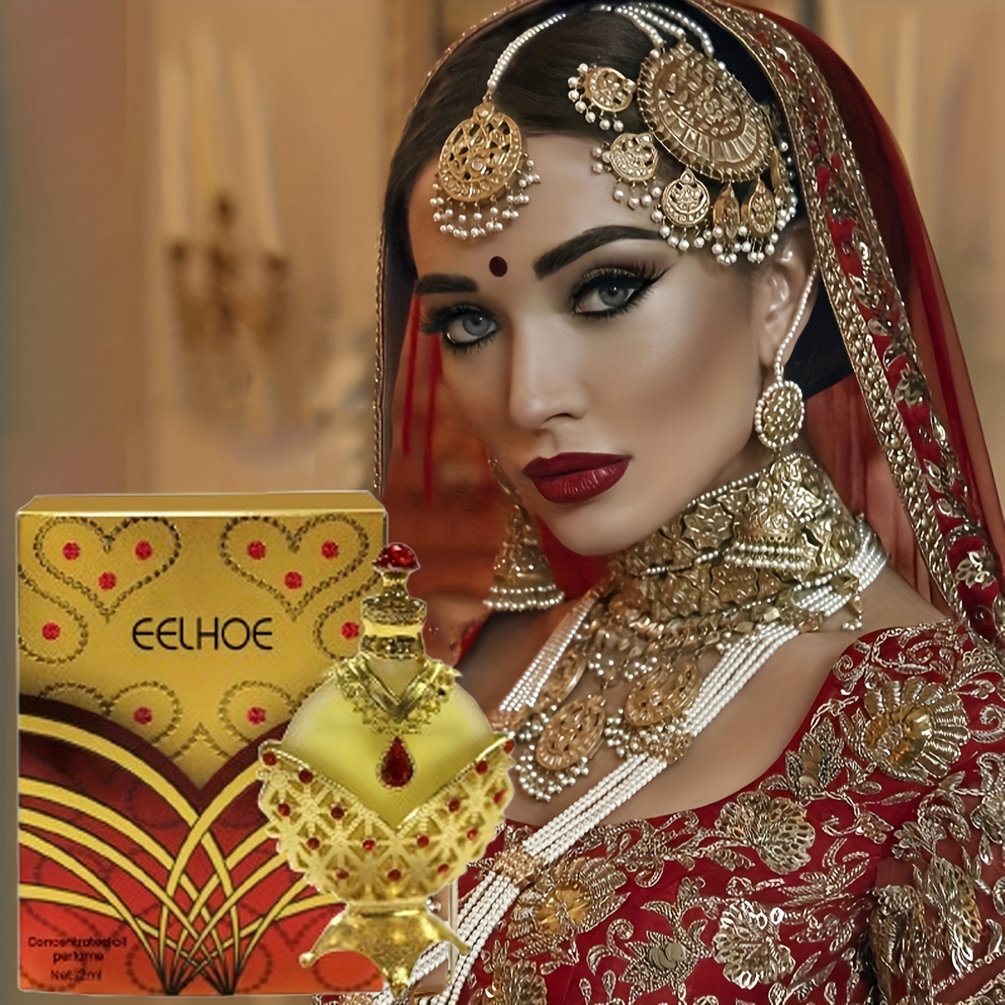 Lencensa Huile Parfum Arabe 12ml - Femme Dorée Longue Durée